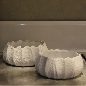 Scout white ceramic bowl S.M